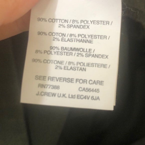 J.Crew Dannie Fit Olive Khaki Pants - Back zip - Picture 8 of 8